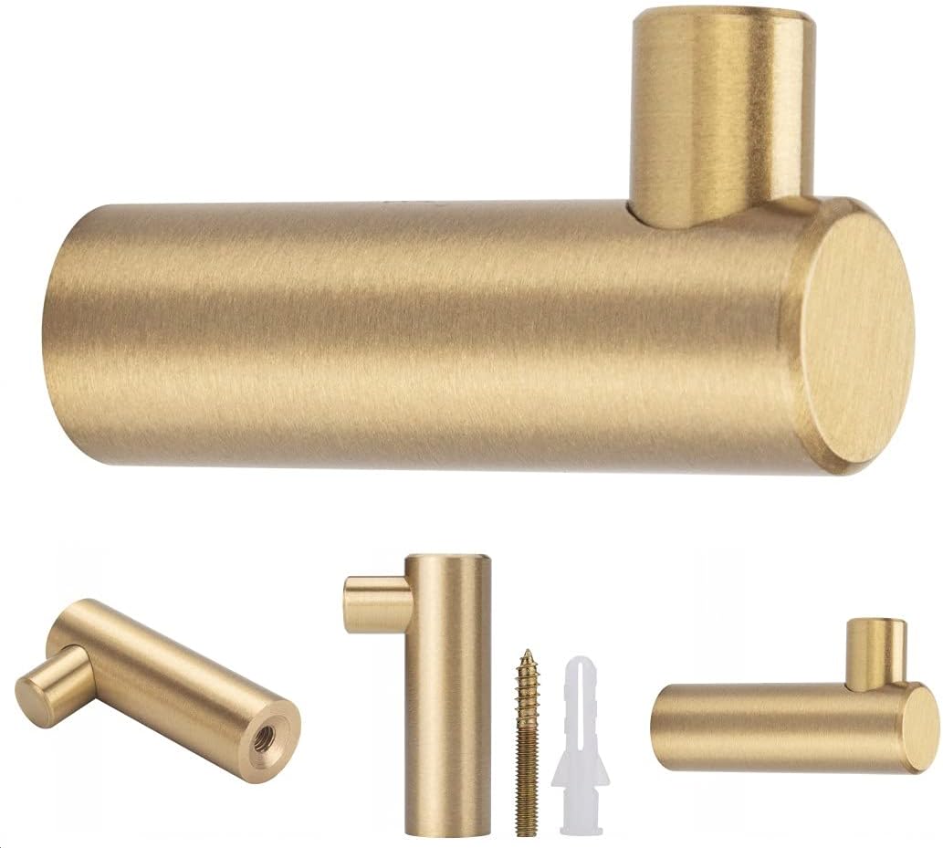 Gold decorative wall discount hooks